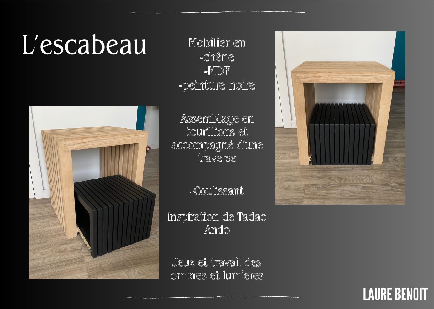 Escabeau Contemporain