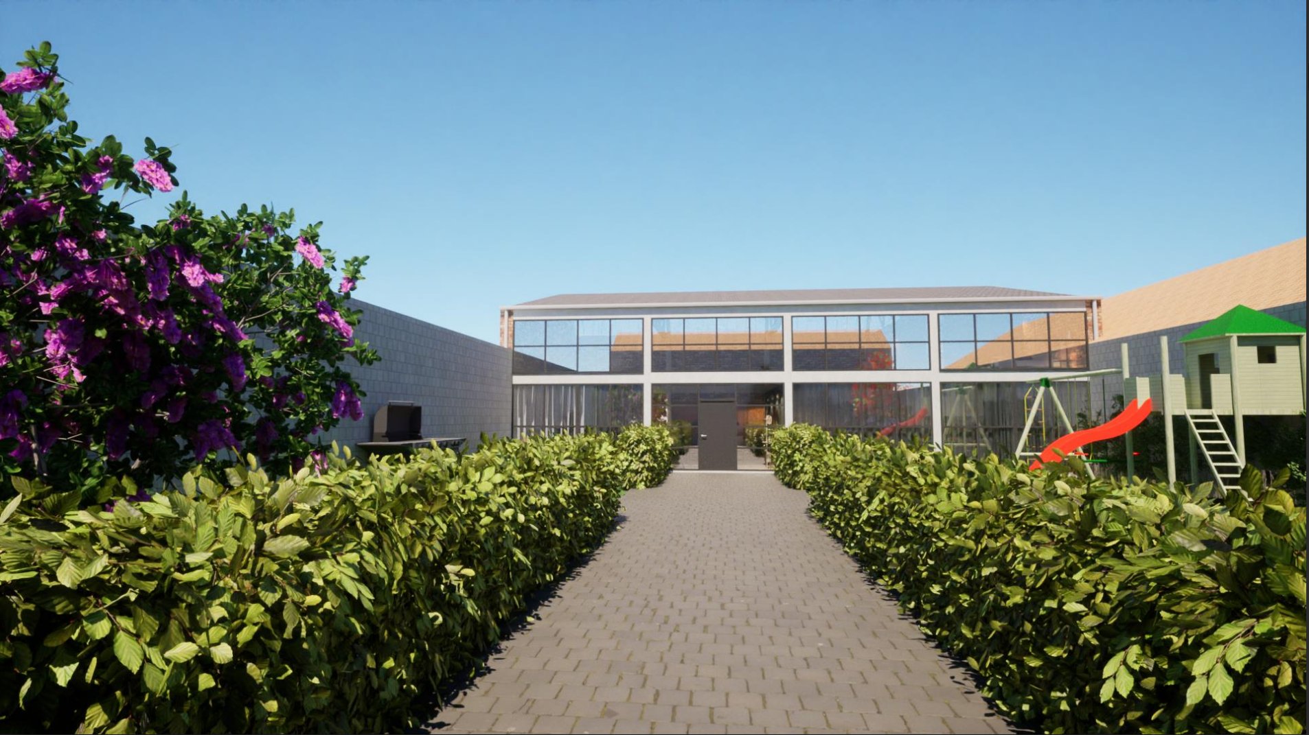 Rendu 3d - Devanture de la maison