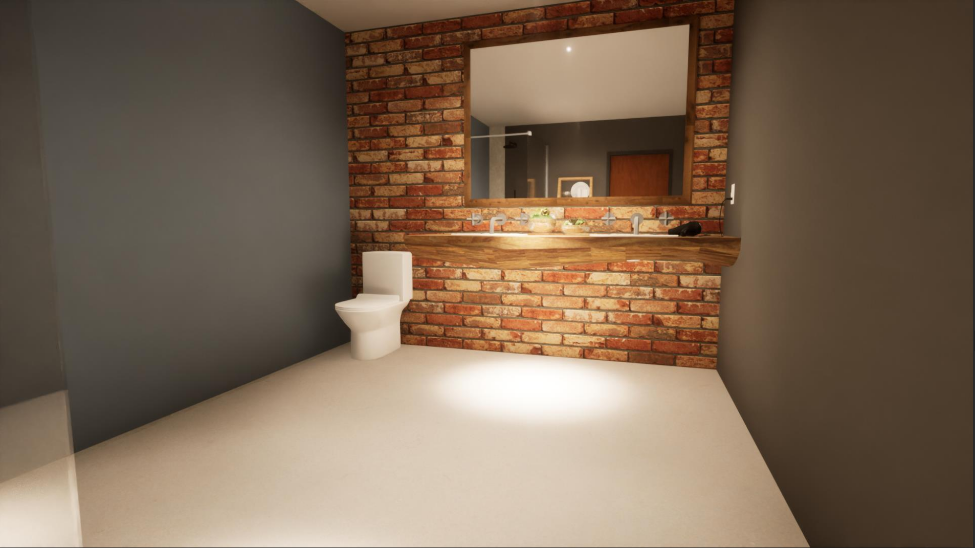 Rendu 3d - Salle de bain