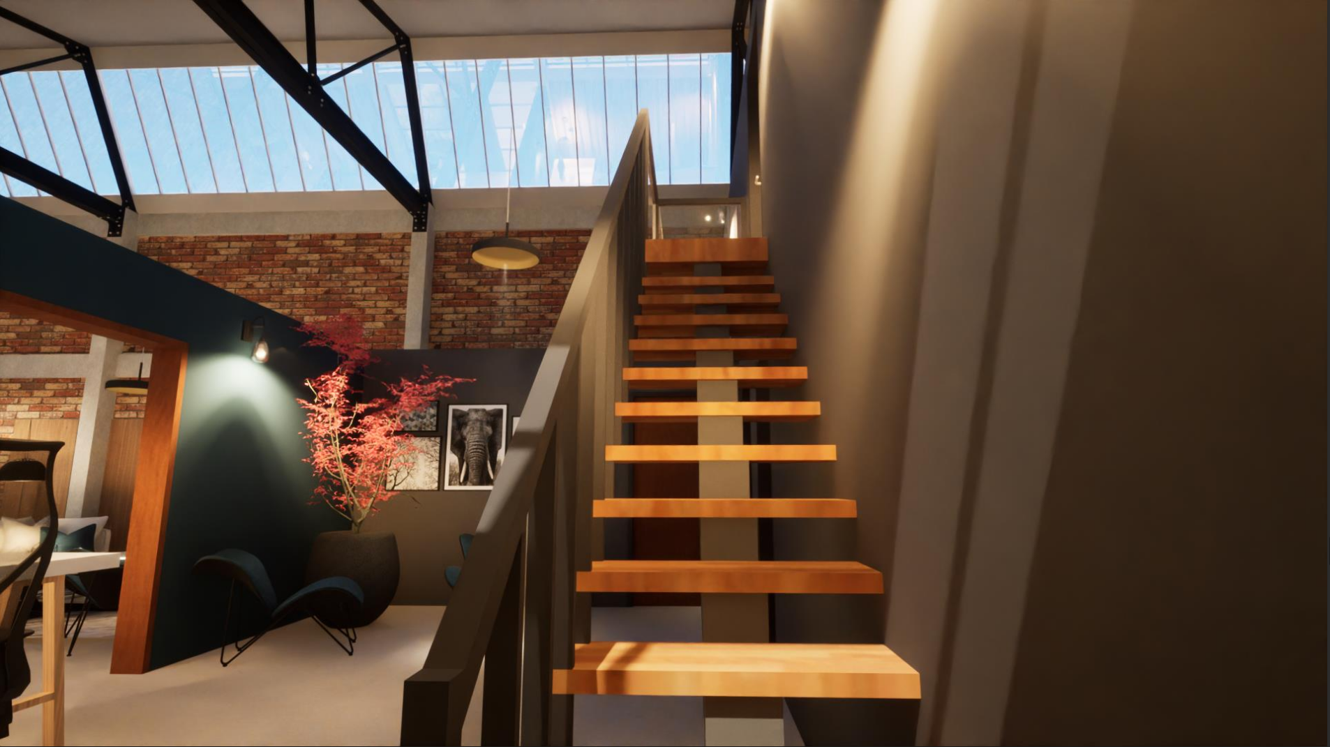 Rendu 3d - Escalier (2)