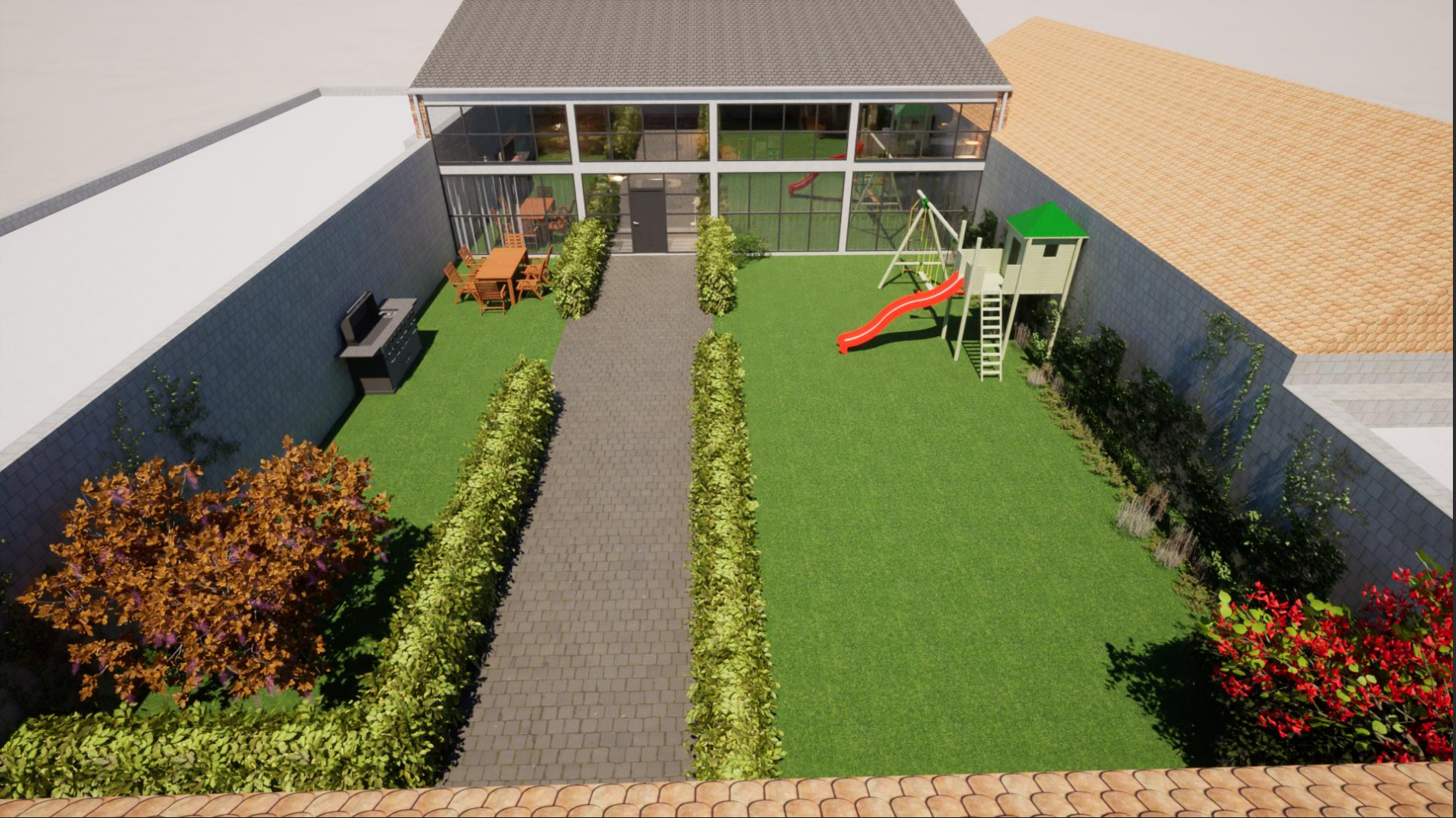 Rendu 3d - Vue de haut