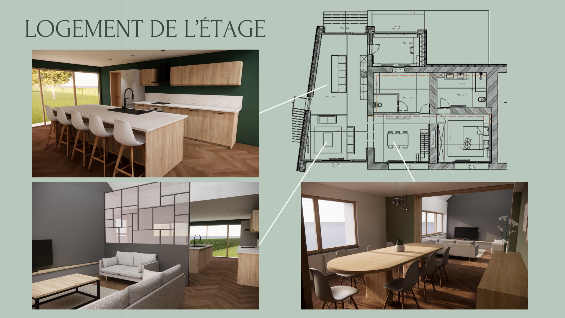 Logement de l'étage