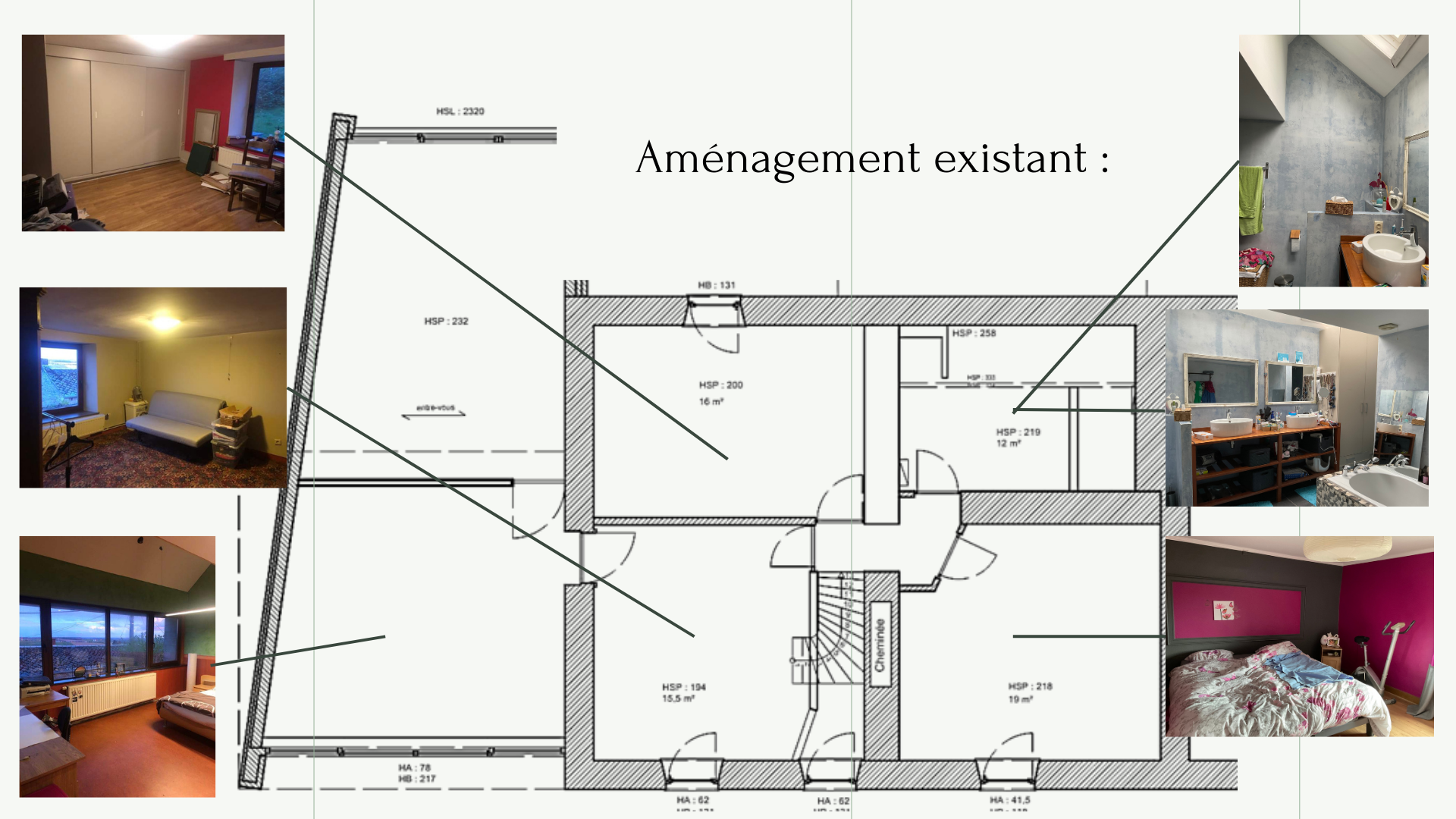 Plan d'aménagement - Aménagement existant (2)