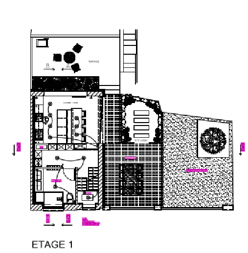 Plan d'aménagement - 1er étage