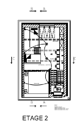 Plan d'aménagement - 2e étage