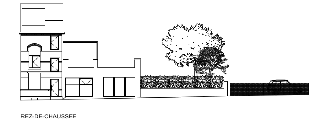 Plan d'aménagement - Rez-de-chaussée 