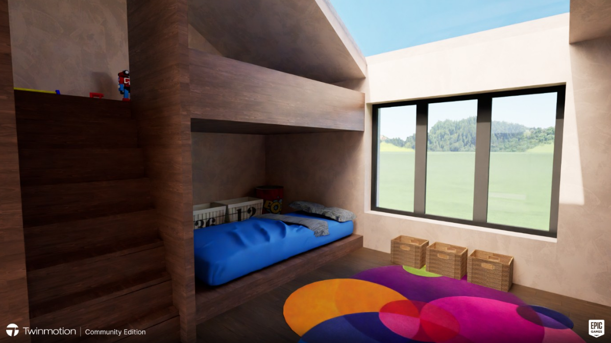 Vue 3D - Chambre (2)